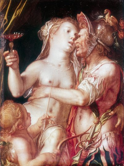 Mars en Venus door Joachim Anthonisz Wtewael