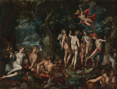 Het Oordeel van Paris door Joachim Anthonisz. Wtewael