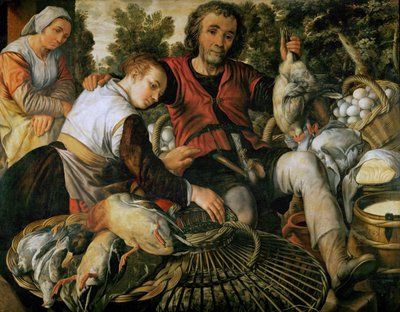Marktscène door Joachim Beuckelaer