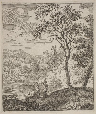 Landschappen in de stijl van Poussin door Joachim Franz Beich