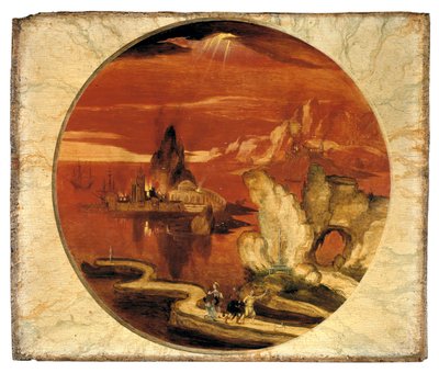 Sodom en Gomorra in brand door Joachim Patenier