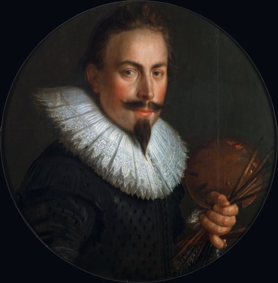 Portret van Peter Wtewael 1596-1660 door Joachim Wtewael or Utewael