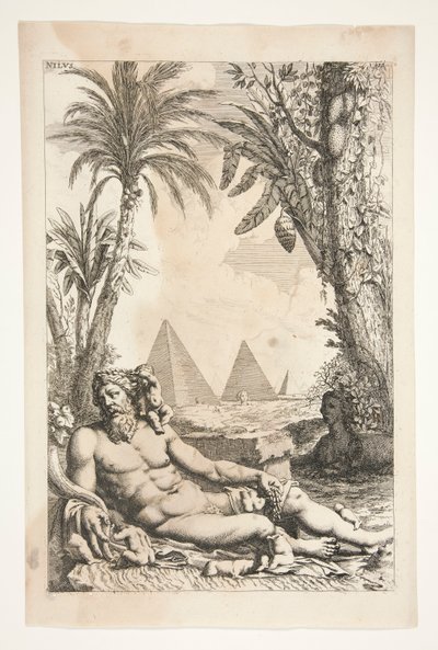 Nilus, uit Sculpturae Veteris Admirata door Joachim von Sandrart