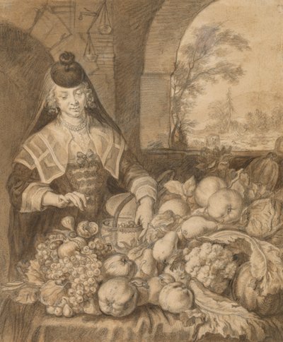 Personificatie van september door Joachim von Sandrart