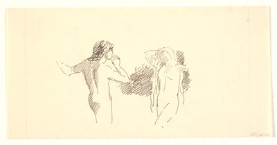 Eva en de slang door Joakim Frederik Skovgaard