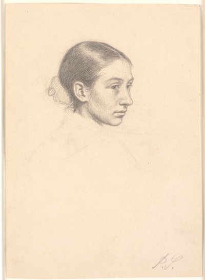 Portret van Suzette Kathrine Skovgaard (getrouwd Holten) door Joakim Frederik Skovgaard