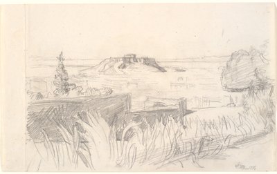 Uitzicht op de Akropolis door Joakim Frederik Skovgaard