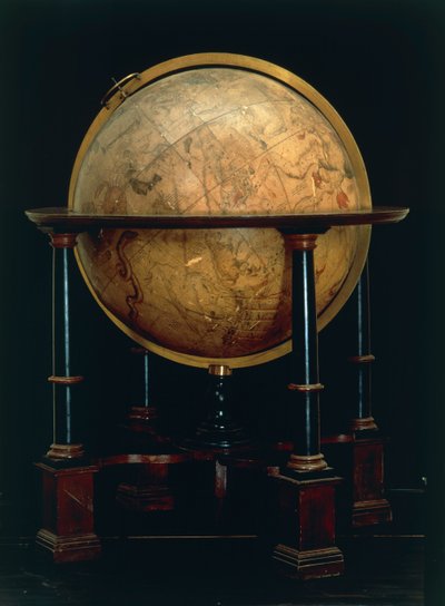 Hemelglobe door Joan Blaeu door Joan Blaeu