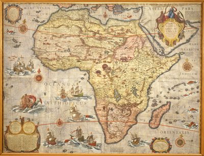 Kaart van Afrika in 1686 door Joan Blaeu door Joan Blaeu
