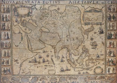 Nova & Acurata Totius Asiae Tabula, auct G. Blaeu, c.1673 door Joan Blaeu