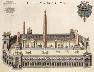 Het Circus Maximus uit de Atlas Van Loon door Joan Blaeu