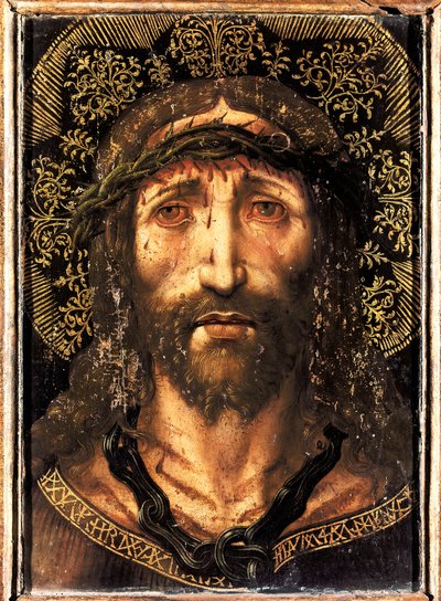 Het gezicht van Christus of de lijdende Christus door Joan Gascó
