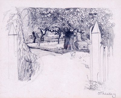 Toegangspoort tot de Boerderij door Joan Thewsey