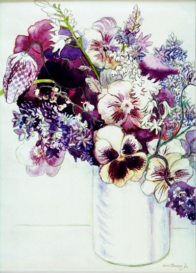 Voorjaarsbloemen met kievitsbloem, 2005 door Joan Thewsey