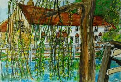 De vijver bij Hedgerley door Joan Thewsey