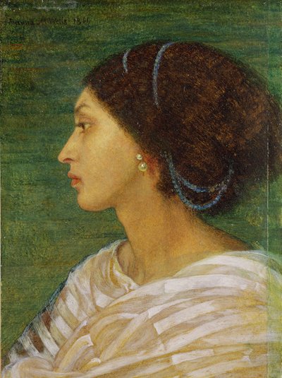 Hoofd van een mulattin, 1861 door Joanna Boyce Wells
