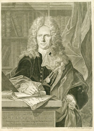 Joannes Baptista Homann, 1740 door Joannes Krenckel