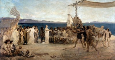 Stichting van Marseille in 600 v.Chr. - Les Noces de Protis et Gyptis door Joanny Rave