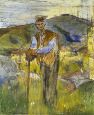 De oude tabakszak door Joaquim Mir i Trinxet
