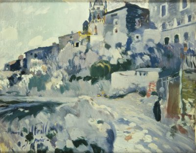 Aan Utrillo gewijd schilderij door Joaquim Mir i Trinxet