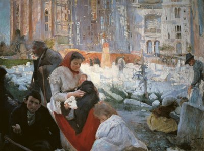 De kathedraal van de armen door Joaquin Mir Trinxet