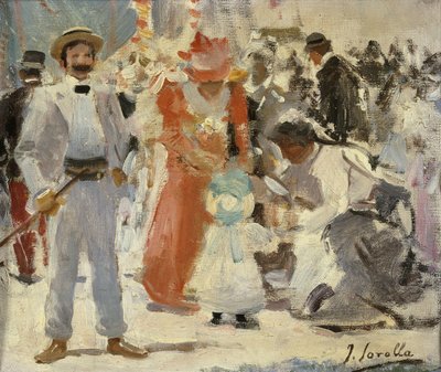 Op de kermis; En la Feria door Joaquín Sorolla