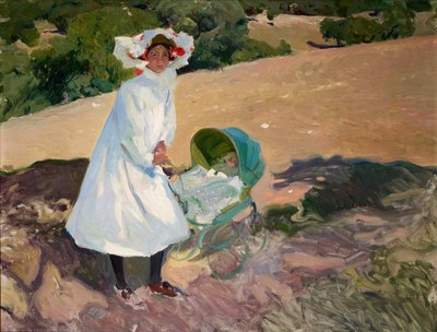 Elenita in El Pardo door Joaquin Sorolla y Bastida