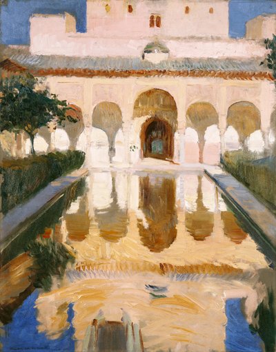 Zaal van de Ambassadeurs, Alhambra, Granada door Joaquín Sorolla