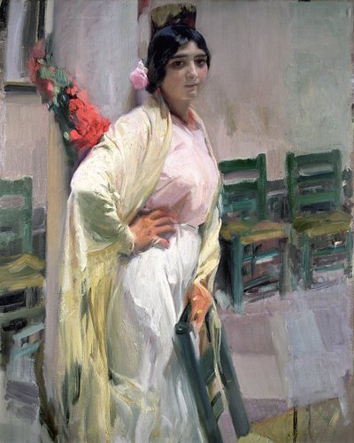 Maria, de Mooie door Joaquin Sorolla y Bastida