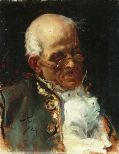 Portret van een heer; Retrato de Caballero door Joaquín Sorolla