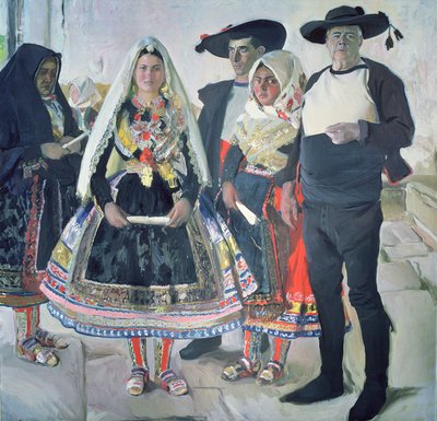 Typische Lagarteranen door Joaquin Sorolla y Bastida