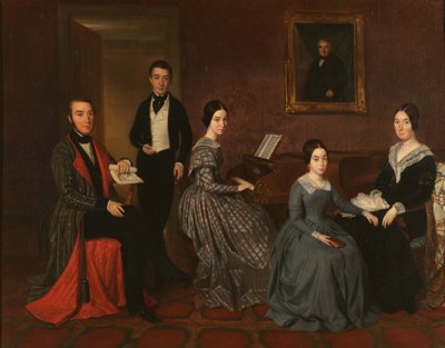 De familie van Jorge Flaquer door Joaquín Espalter y Rull