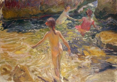 Baden, Jávea. 1905 door Joaquín Sorolla