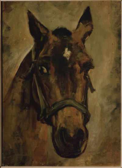 Paardenhoofd door Joaquín Sorolla