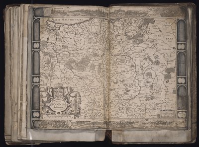 Nova Poloniae delineation Kaart van Polen, ca. 1629-1630 door Jodocus Hondius