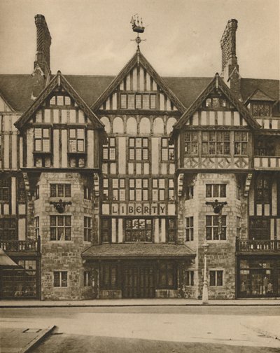 Deel van Libertys Tudor-gebouw in Great Marlborough Street, c1935 door Joel
