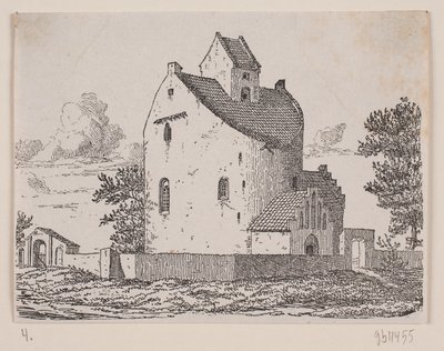 Kerk van Bjernede door Johan Aagaard