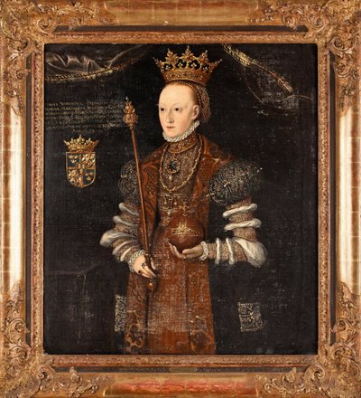 Portret van Margaretha Lejonhufvud, koningin van Zweden door Johan Baptista van (active 1562 1597) Uther