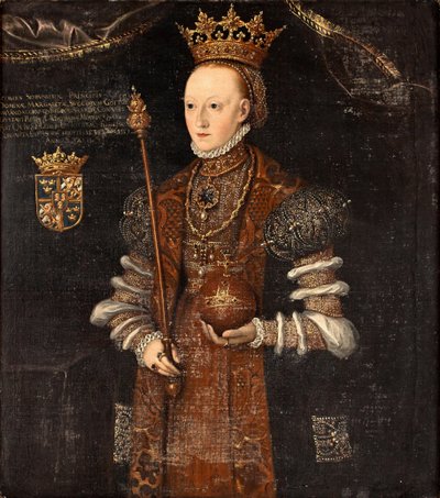Koningin Margaret Leijonhufvud van Zweden door Johan Baptista van Uther