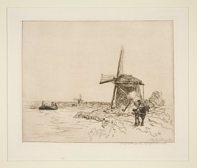 Le Chemin de Halage (Het jaagpad) door Johan Barthold Jongkind