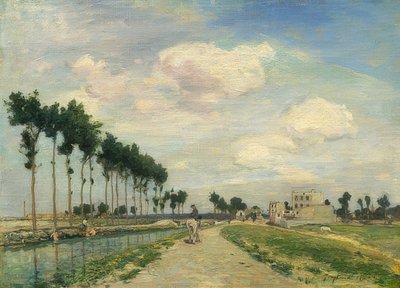 Leinpfad. 1864 door Johan Barthold Jongkind