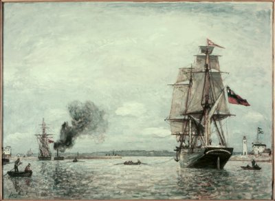 Marine door Johan Barthold Jongkind