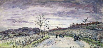 De Col du Balbins en de Montagne de Ornacieux, 1880 door Johan Barthold Jongkind
