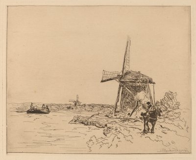 Het jaagpad door Johan Barthold Jongkind