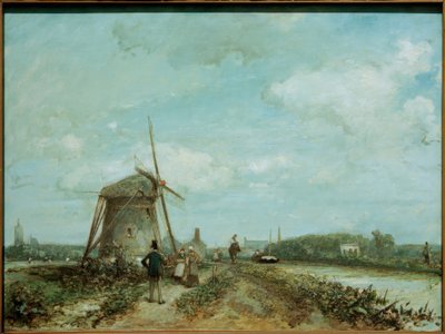 Trekpad bij Den Haag door Johan Barthold Jongkind