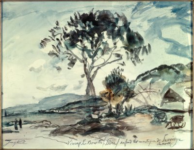 Virieux sur Bourbe / Isère door Johan Barthold Jongkind