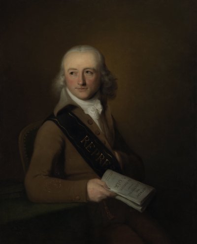 Portret van Leonardus van der Voort door Johan Bernard Scheffer
