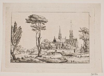 Gotische Kerk door Johan Bülow