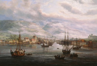 Bergense baai door Johan Christian Dahl