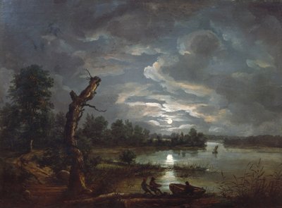 Esrum zee, c.1814 door Johan Christian Dahl